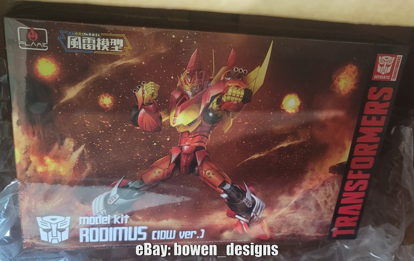 Flame Toys Transformers IDW Rodimus Prime Furai Model Kit