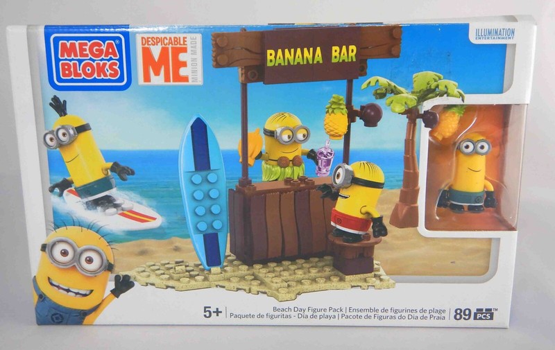 Mega Bloks Construx Despicable Me MINIONS Beach Day Figure Pack
