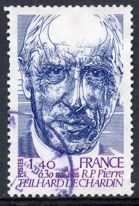 Stamp / Timbre France Oblitere NÂ° 2152 Reverand Pere Teilhard De Chardin