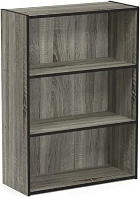 Pasir 3-Tier Open Shelf Bookcase Maple Sturdy on Flat Surface. Assembly Required