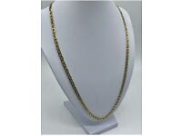 9ct gold anchor chain necklace from Italy big 
