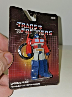 Transformers Optimus Prime  Keychain Backpack Clips 3-Inch Figure New