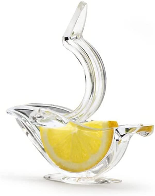 New Acrylic Manual Lemon Slice Squeezer, Portable Transparent Fruit Juicer, Eleg