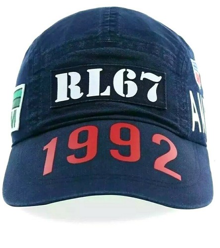 帽子 polo 1992 stadium long bill cap indigo NWT S/M POLO RALPH LAUREN INDIGO STADIUM LIMITED EDITION