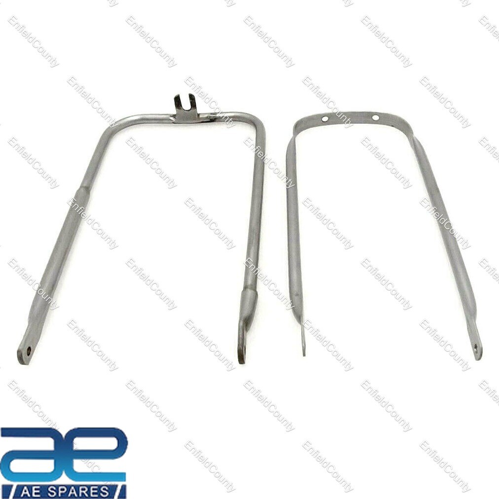 BSA M20 FRONT MUDGUARD'S STAYS BRACKET STEEL PAIR 