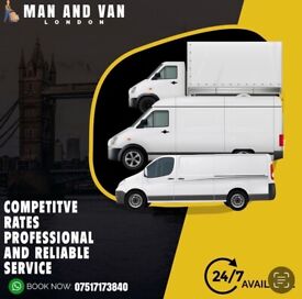 24/7 short notice man and van house removal delivery service home movers man with van