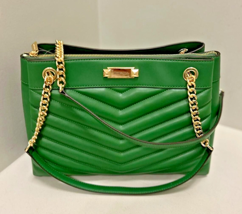 Michael Kors Whitney Women Ladies Medium Tote Shoulder Handbag Bag Purse Green