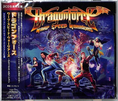 DRAGONFORCE WARP SPEED WARRIORS DELUXE EDITION JAPAN 2 CD DELUXE EDITION