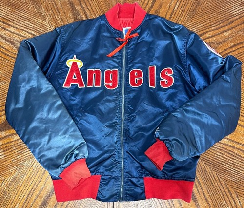 完売！aere vintage satin coat Vintage Los Angeles Angels Starter Satin Jacket 80s Size M