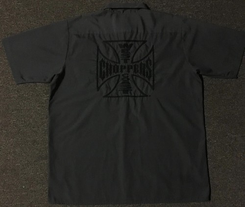 Vtg West Coast Choppers MC Club Work Shirt L Jesse James Vtg West Coast Choppers MC Club Work Shirt L Jesse James