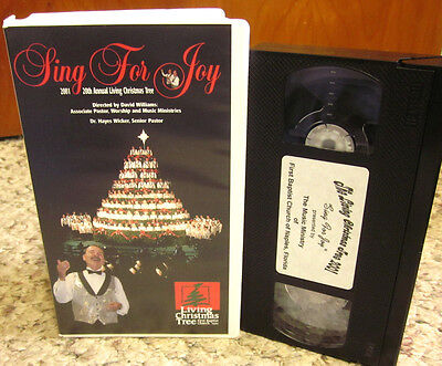 FIRST BAPTIST CHURCH Naples VHS documentary Living Christmas Tree 2001 Florida