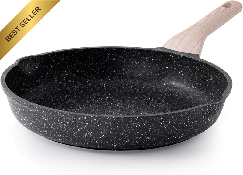 Non Stick Frying Pans Skillet, 32 Cm Granite Large Frying Pans Nonstick for Cook