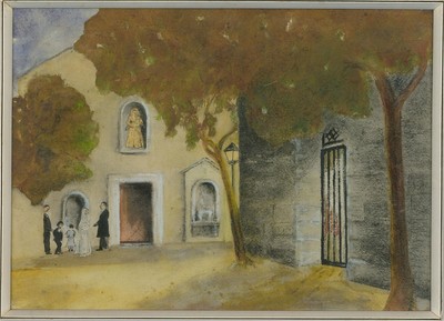 20th Century Watercolour - Before the Wedding