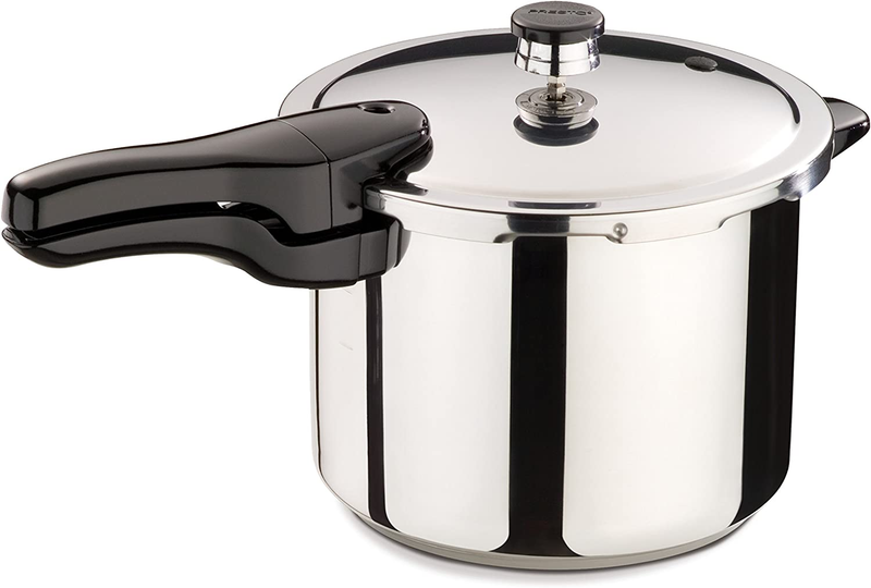 Olla De Cocina De Presion Aluminio De Primera Calidad 6 Cuartos Plateado USA