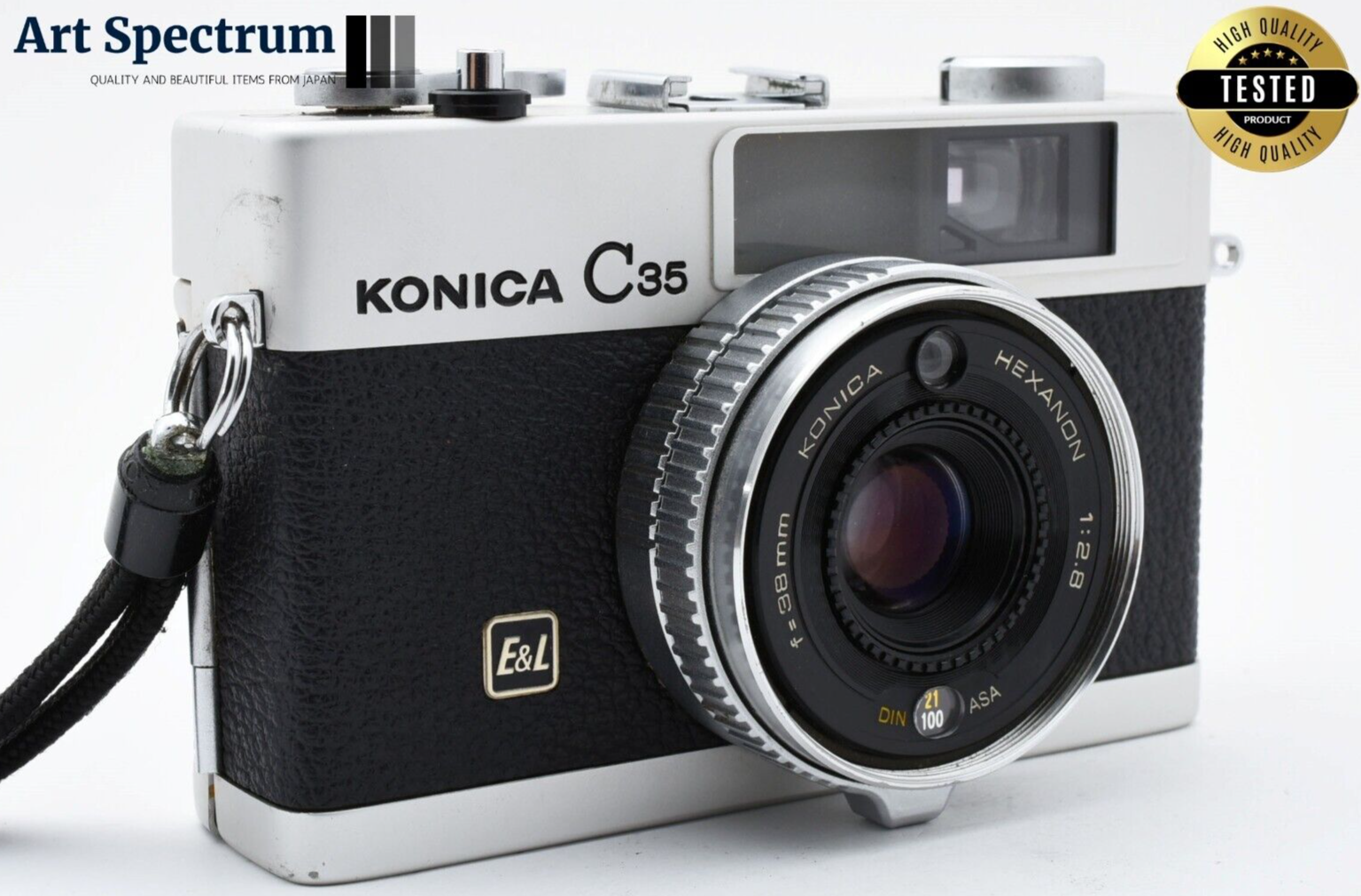 Konica コニカ C35 E＆L EL Hexanon 38mm F2.8 N Mint] Konica C35 E&L EL Hexanon 38mm f2.8 compact 35mm