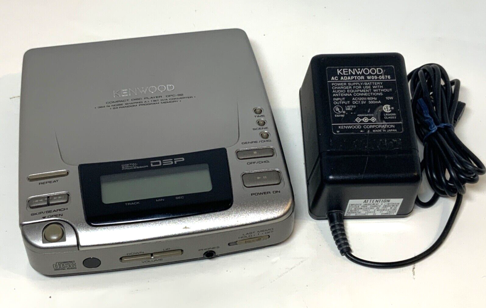 完動品 美品 KENWOOD ポータブルCDプレーヤー DPC-361 (B