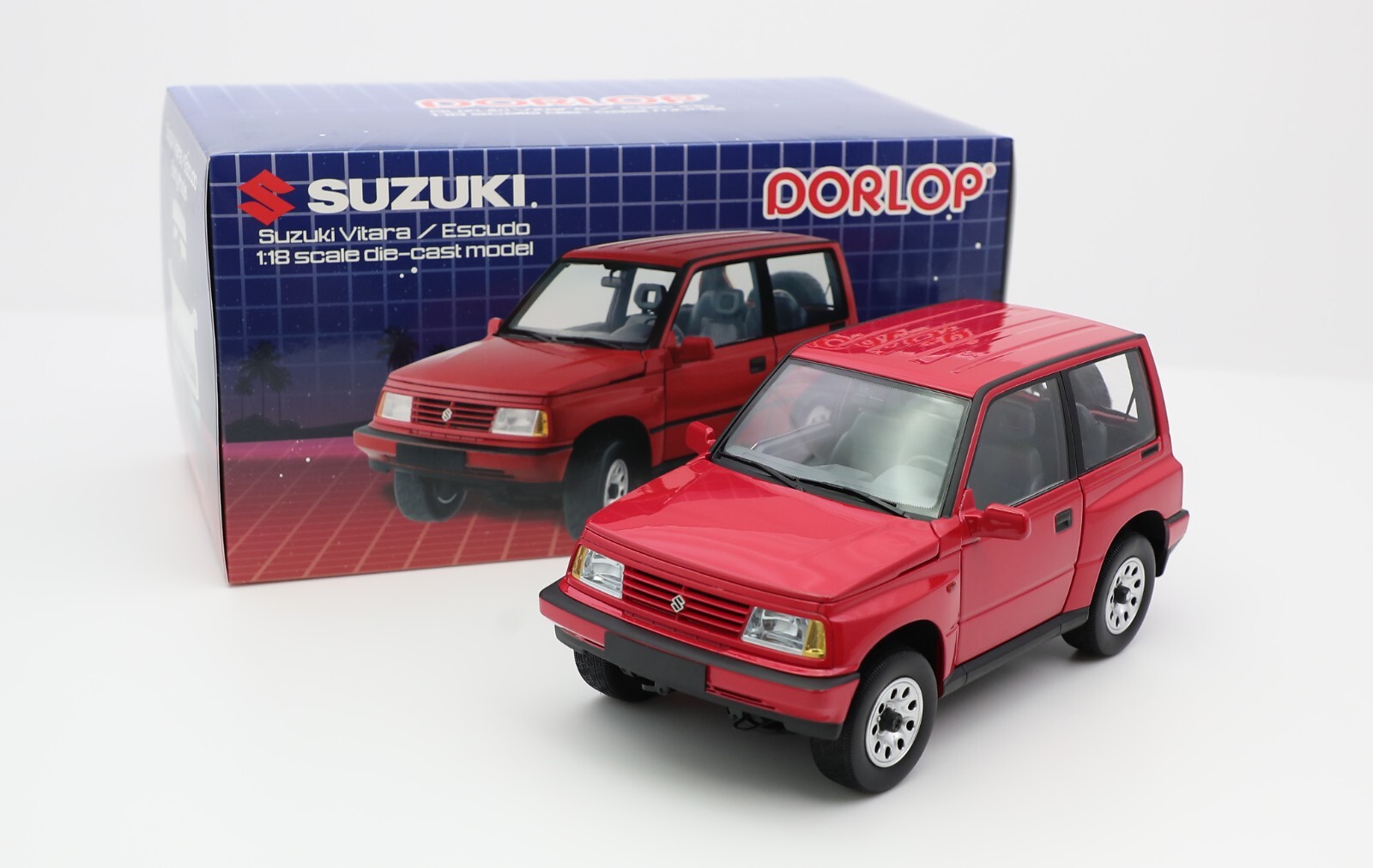 1:18 Suzuki Vitara Escudo SUV 4x4 AWD 1989 Diecast LHD
