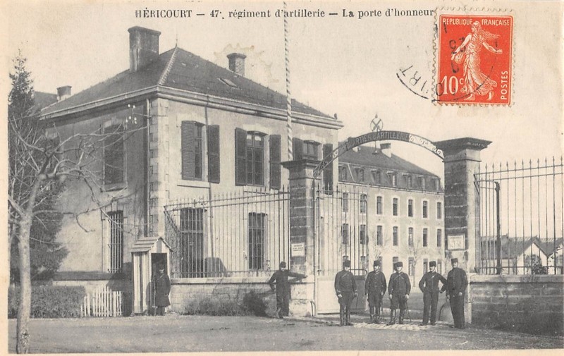 Cpa 70 Hericourt 47e Regiment D'Artillerie La Porte D'Honneur (ClichÃ© Rare 