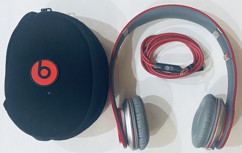 Monster Beats Solo By Dr Dre Ltd Ed Headphones-Red | eBay