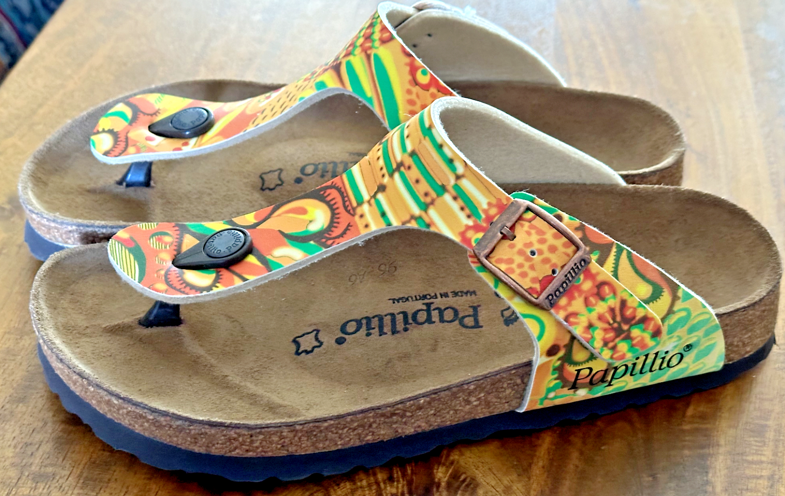 Birkenstock Papillio GIZEH African Wax Gold Normal Fit RARE