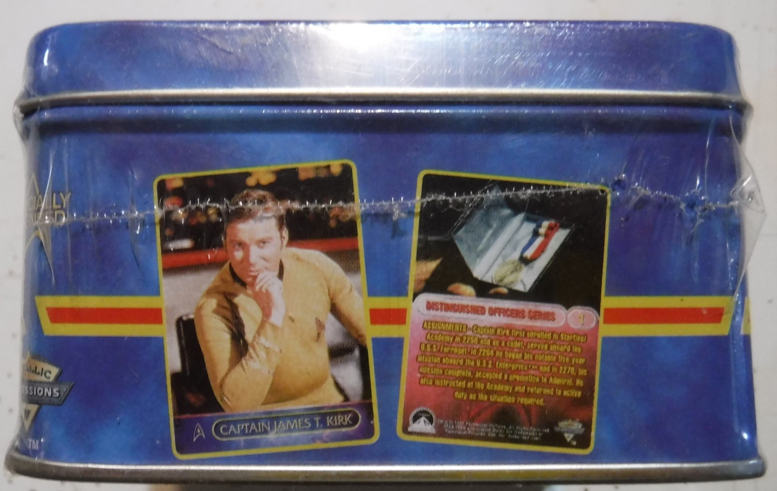 Star Trek Distinguished Officers Series Metal Collector Cards James T. Kirk