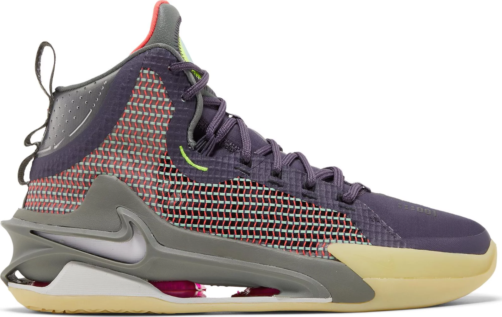 

Мужские кроссовки Nike Air Zoom GT Jump Chaos Raisin Purple Grey White CZ9907-500 12–12,5, Multicolor, Nike Air Zoom GT