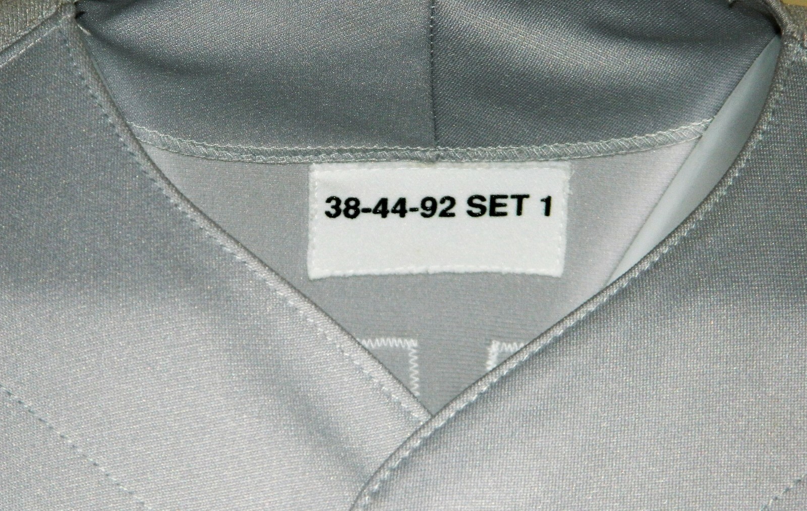 1992 Jeff Robinson (Set 1) Game Worn Chicago Cubs Road Jersey #38 - Russell