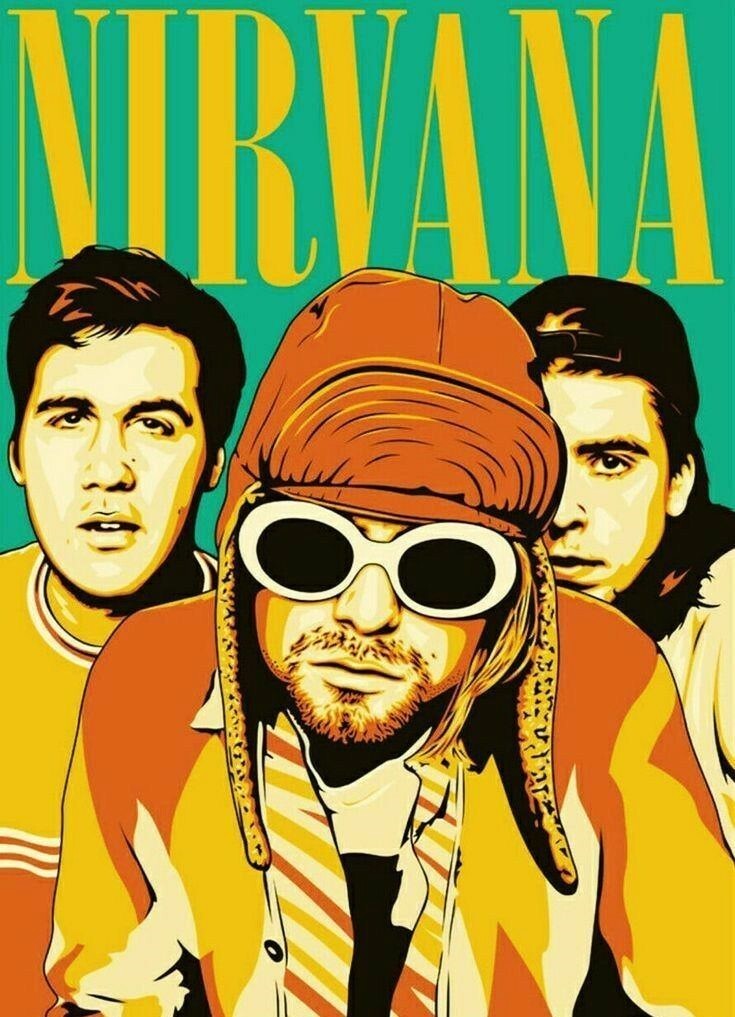 NIRVANA ポスター　Vintage　ヴィンテージ 　poster s-l400.jpg