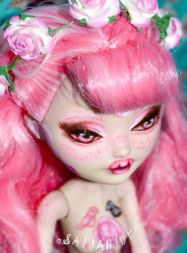 OOAK Doll Monster High Peony harajuku kawaii fairy kei pastel lolita