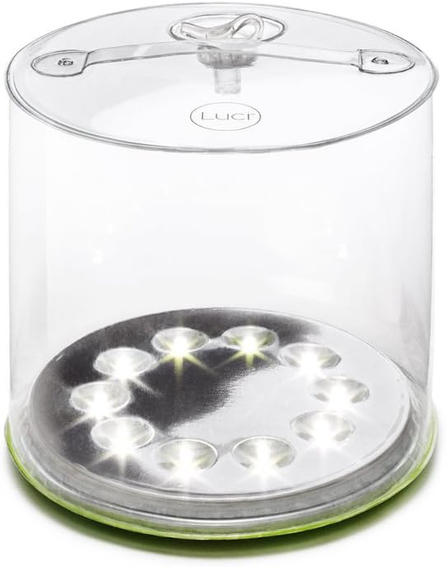 Luci Outdoor 2.0 - Inflatable Solar Light, Clear Finish, Adjustable Strap