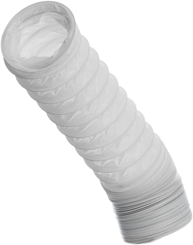 Ventilation Hose 100mm / 3m PVC Flexible Duct White Universal Tumble Dryer Cooke