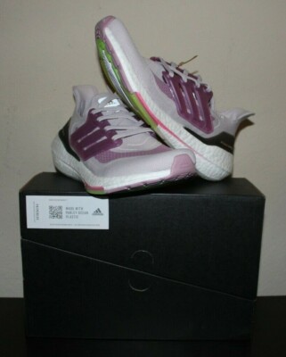ADIDAS WOMEN'S ULTRABOOST 21 ICE PURPLE/CLOUD WHITE/ROSE TONE S23831 Sz 6 NIB