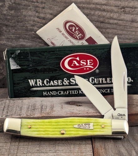 2009 Case XX Lime Green Jigged Bone 3.5