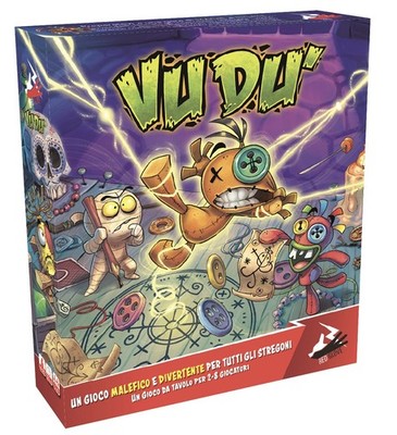 Gioco da Tavolo Vudu Red Glove Bambolina Vudù Edizione Italiana Nuova Grafica