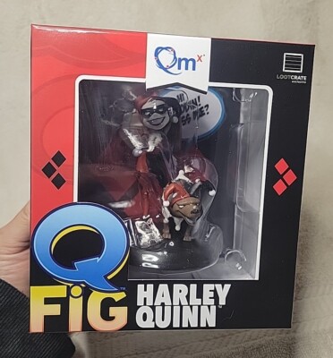 *NIB* QMx Harley Quinn Collectible Q-fig Action Figure - LootCrate