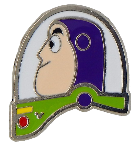 Buzz Lightyear Side Of Head Helmet Toy Story Individual Disney Trading Pin New