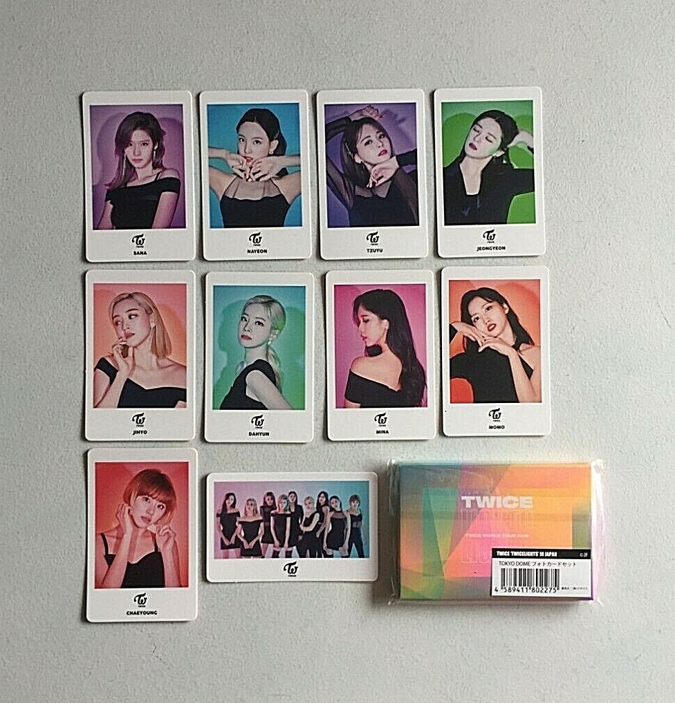 TWICE WORLD TOUR 2019 LIGHTS トレカセット TWICE TZUYU Official TRADING CARD 2019 World Tour