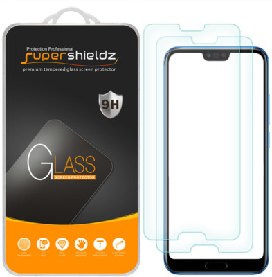 2X Supershieldz for Huawei Honor 10 Tempered Glass Screen Protector Saver