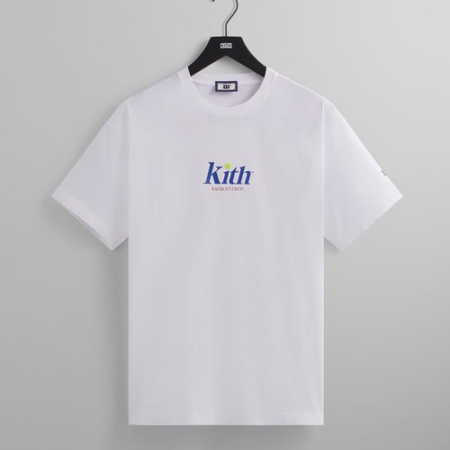 Kith for Wilson Racquet Crew Logo Vintage Tee White T-Shirt Kith for Wilson Racquet Crew Logo Vintage Tee White T-Shirt