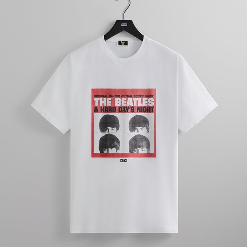 Kith for The Beatles Hard Days Night Vintage Tee White T