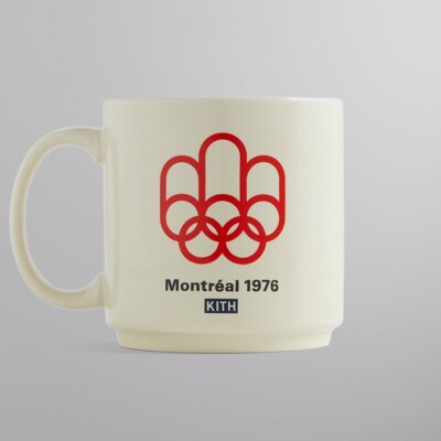 Kith for Olympics Heritage Montreal Mug in Sandrift Ceramic Coffee Cup Sold Out