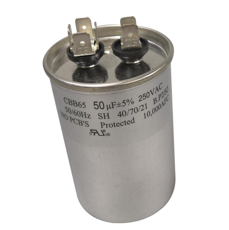 Run Capacitor 250VAC 50Uf 50MFD 50X76Mm for AC Motors Dryer Fan Pump
