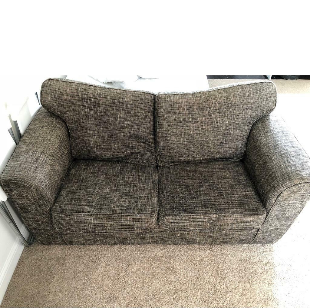 Two seater sofa bed (SomToile) in West Bridgford, Nottinghamshire