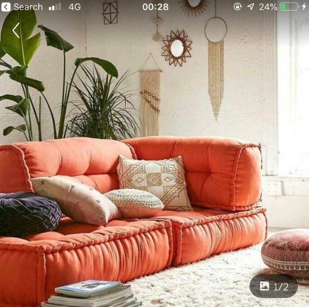 Reema Sofa Floor And Back Cushions Day Bed Used Urban