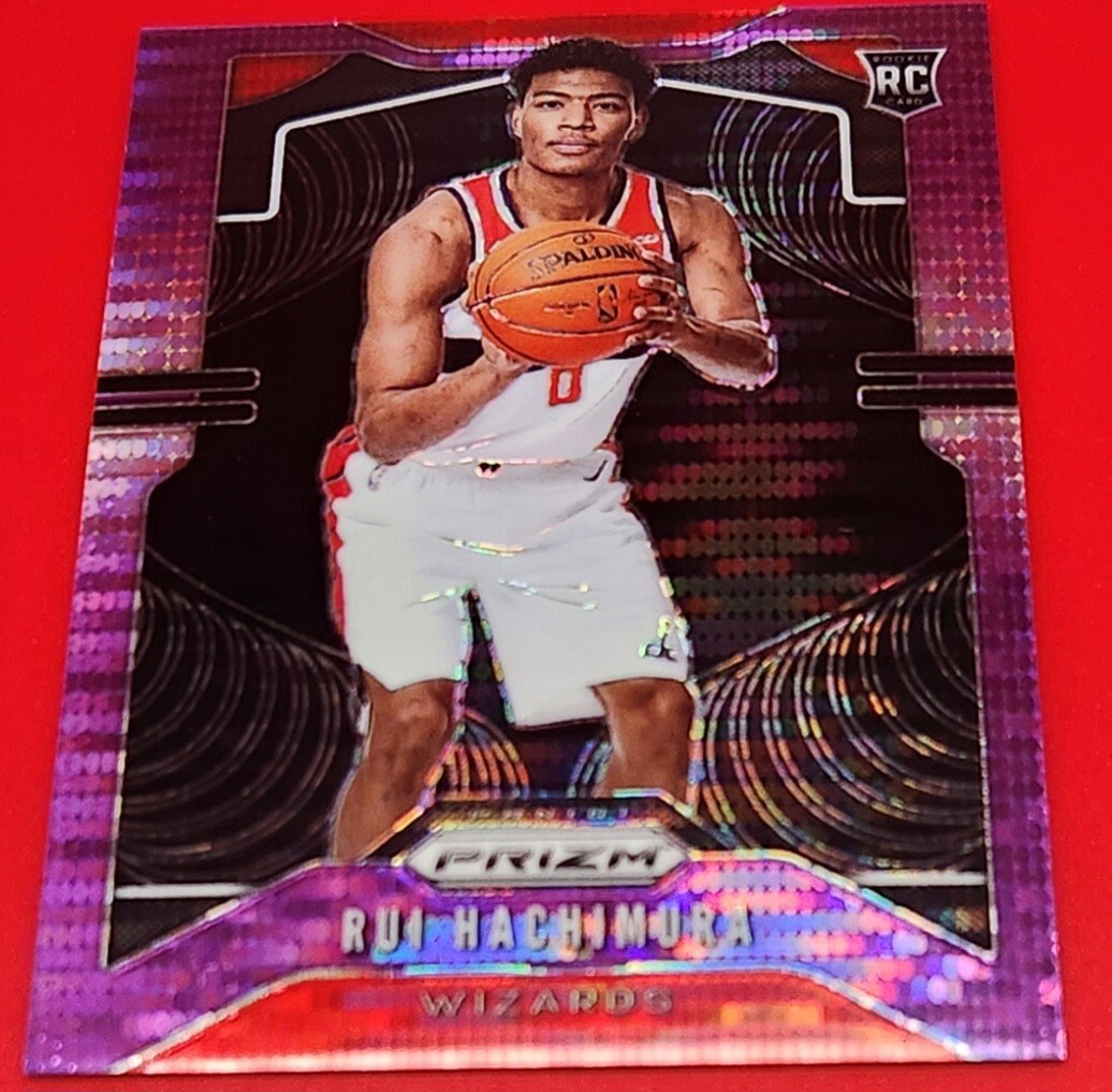 2019-20 Prizm Purple Pulsar Rui Hachimura Rc 6/35 | eBay