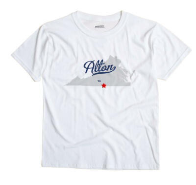 Alton Virginia VA T-Shirt MAP