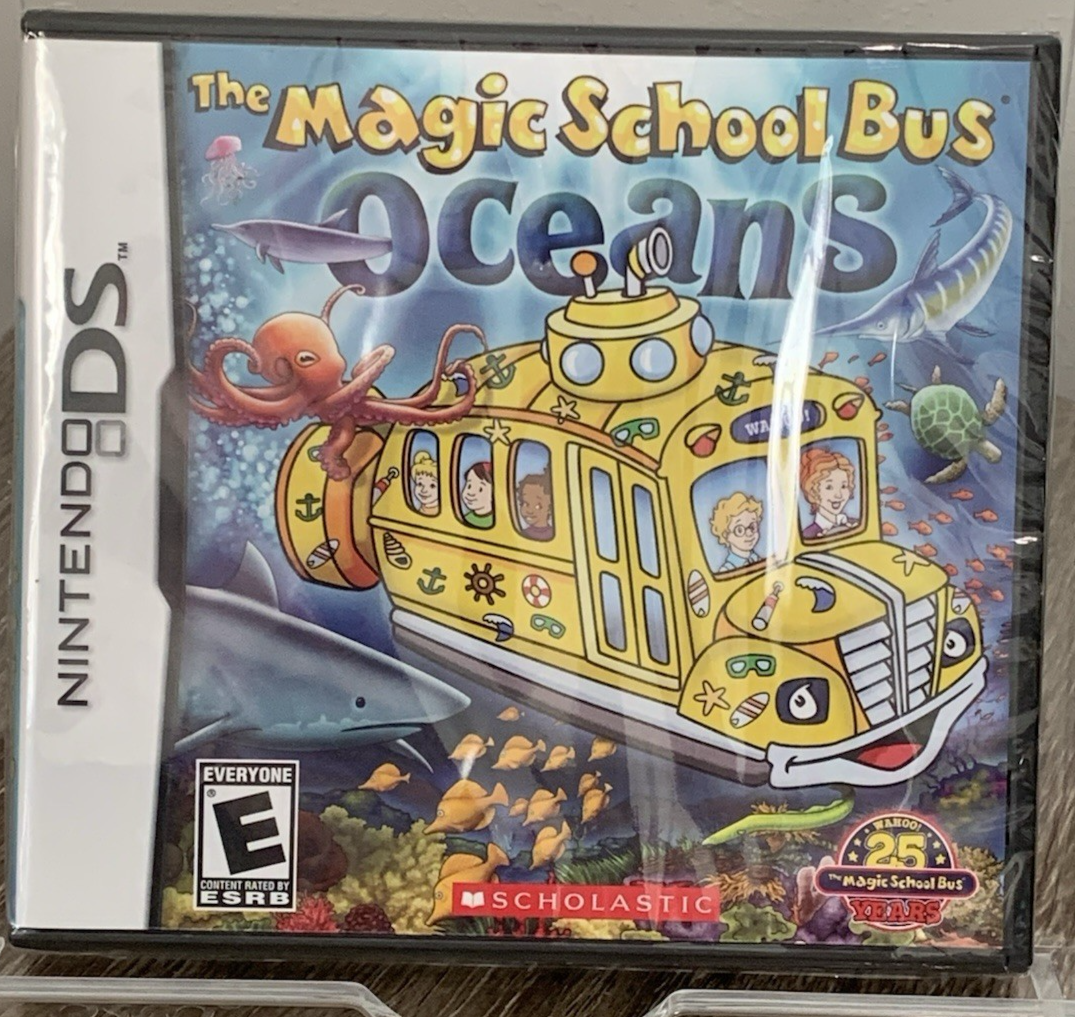 The Magic School Bus Oceans Nintendo DS Brand New & Sealed Fast UK Dispatch