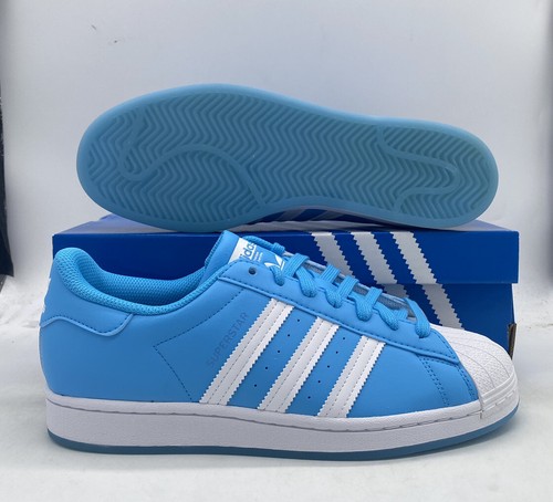 Adidas Originals Superstar Sky Rush Белые синие кроссовки UNC GW1628 Мужской размер, Синий, adidas Originals Superstar