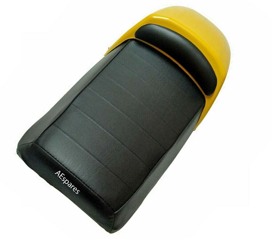 Fits Royal enfield Continental GT 535 Dual Seat Assembly With Yellow Cowl 