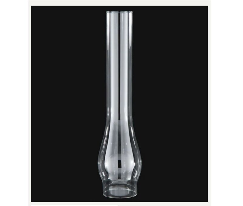 Luminance 14" Tall Oil Lamp Chimney Clear 2-5/8" FITTER